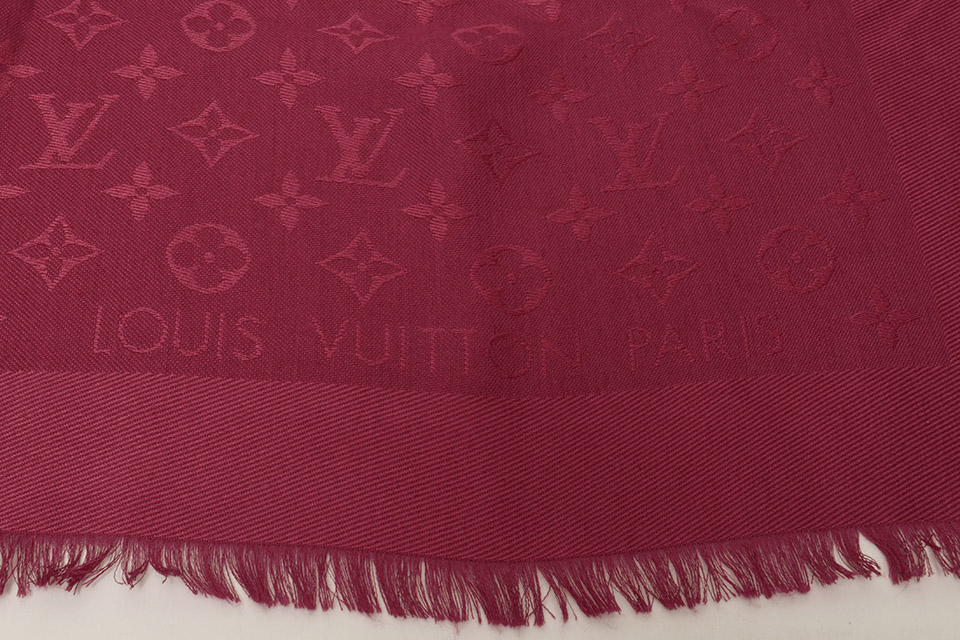 LOUIS VUITTON✨モノグラム柄 ストール パープル 大判