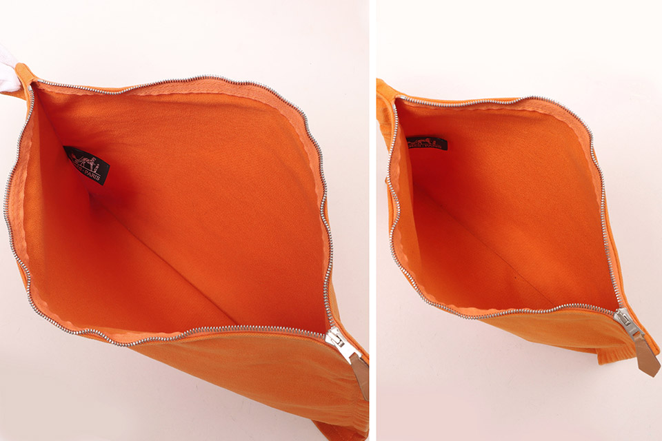 HERMES エルメス ボラボラポーチセット キャンバス オレンジ HERMES エルメス ボラボラポーチセット キャンバス オレンジ