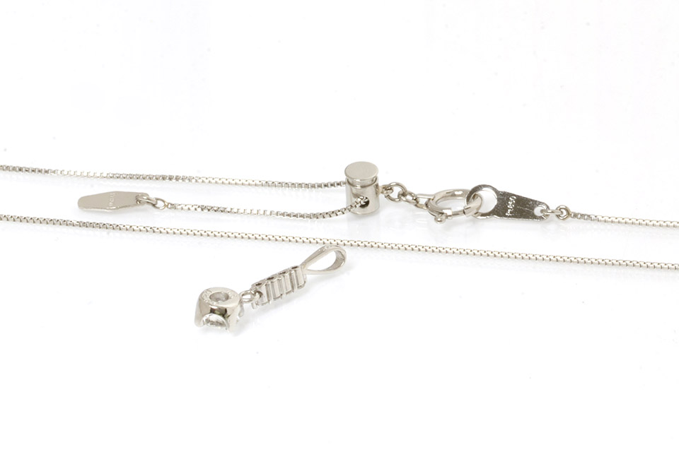 1P ダイヤ/0.612ct ネックレス Pt900 Pt850 I0908 PT900 / PT850 ダイヤモンド ネックレス | VERITEOnline-Shop｜