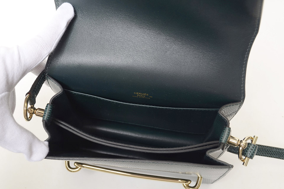 新品未使用　HERMES ルリスリム　リザード　ロウリス 財布 ベルトポーチ 新品未使用 HERMES ルリスリム リザード ロウリス 財布 ベルトポーチ