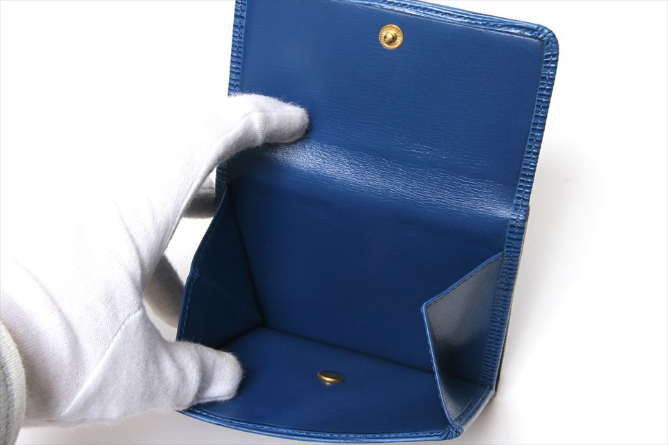 ポルト モネ ビエ カルト クレディ M63485 Wホック財布 ブルー