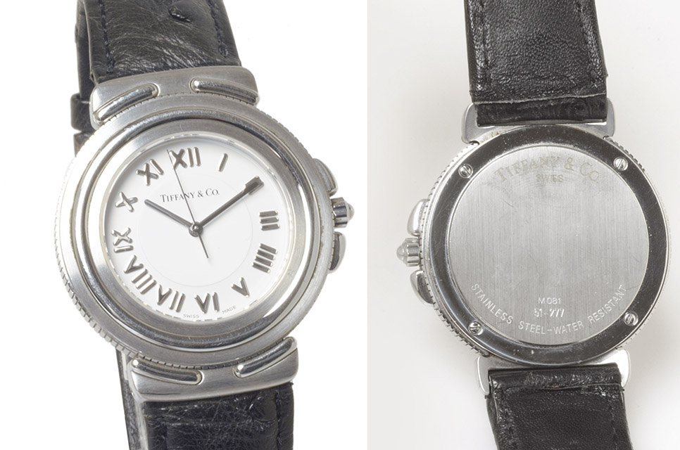 ティファニー 腕時計 メンズ インタリオ M081 白 ロゴ シンプル 革ベルト ティファニー 腕時計 メンズ インタリオ M081 白 ロゴ シンプル