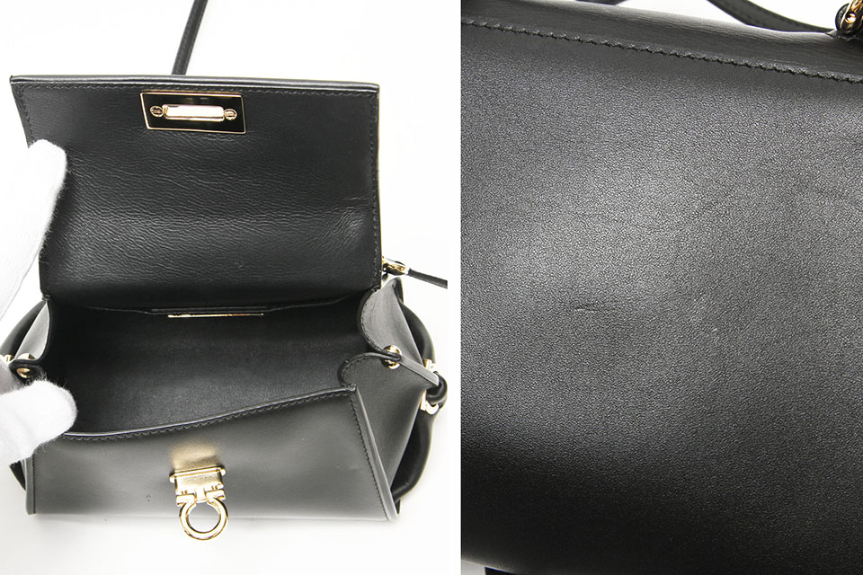 ミニソフィア ブラック 黒 レザー ゴールド金具 0631267 ミニソフィア ブラック 黒 レザー ゴールド金具 0631267