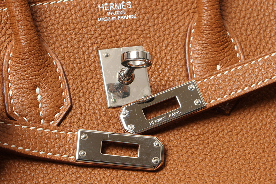 バーキン25 トゴ ゴールド シルバー金具