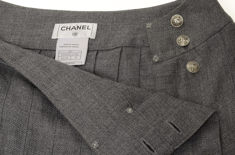 プリーツスカート グレー #38