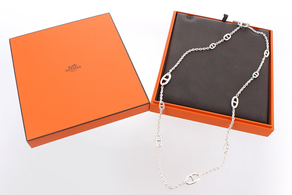 シェーヌダンクル ファランドール80 ロングネックレス シルバー925