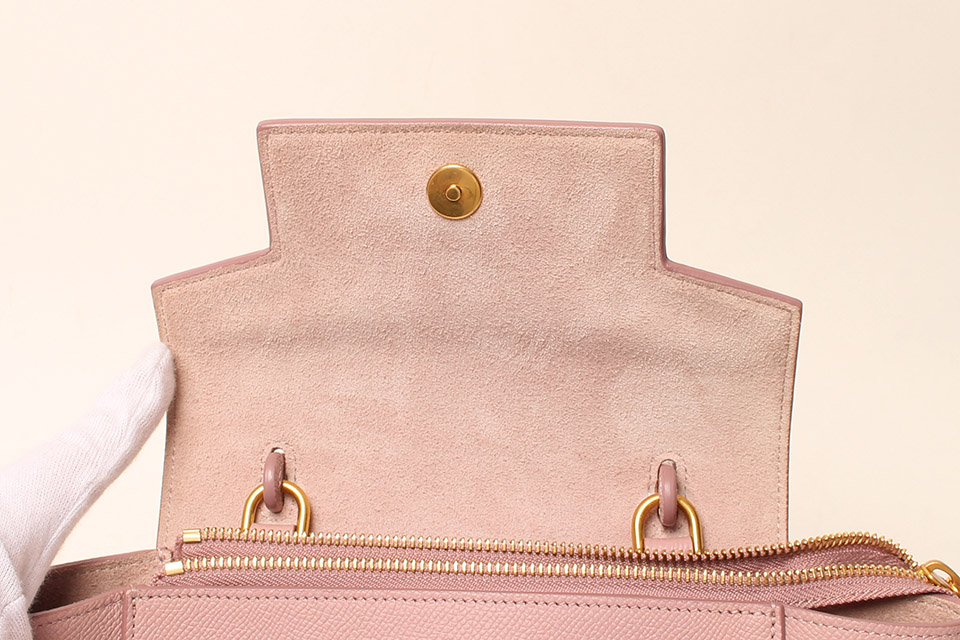 ふわり♡CELINE ベルトバッグ ナノ♡ペールピンク 楽天市場】セリーヌ ナノ ベルトバッグ 2WAY ハンドバッグ