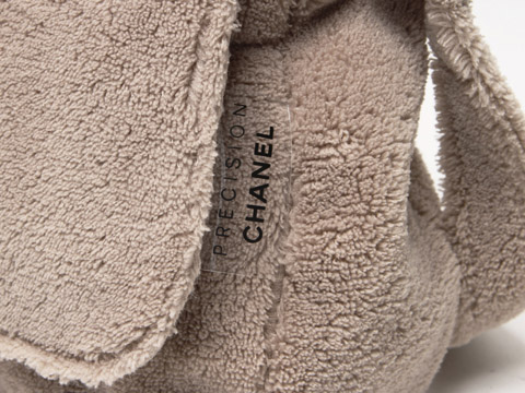 ノベルティ ショルダーバッグ パイル地 ベージュ