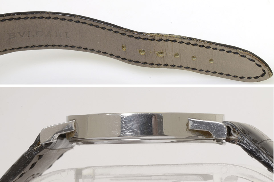 新品ベルト✨　希少　ブルガリブルガリ BB30SLD ロゴ文字盤　アイボリー 新品ベルト✨希少ブルガリブルガリ BB30SLD ロゴ文字盤アイボリー