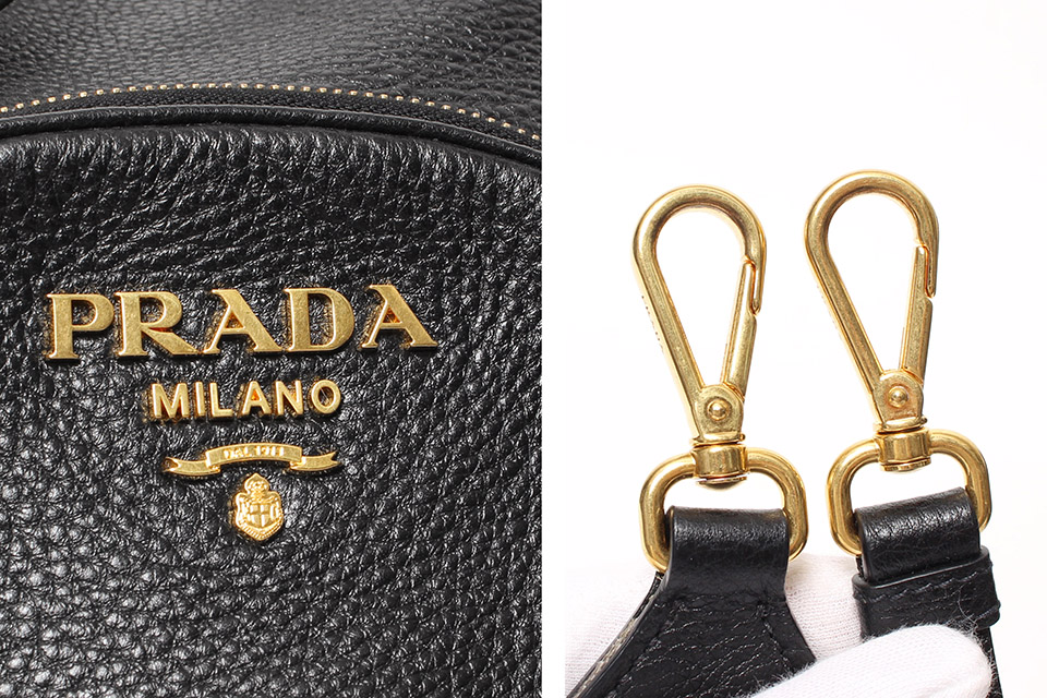 楽天市場】【バッグ】PRADA プラダ ロゴ バケットバッグ 巾着