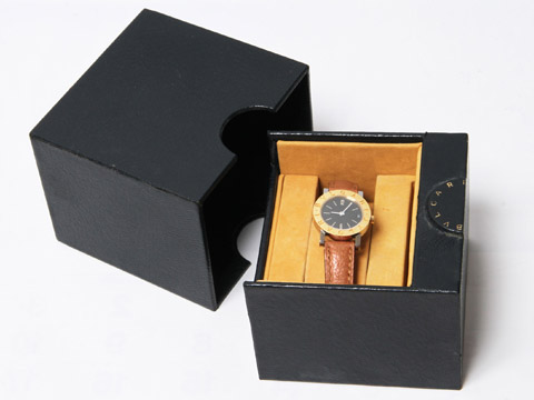 ブルガリブルガリ BB23SGL コンビ 革 クオーツ レディース